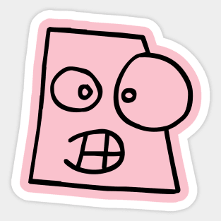 Square heads – Moods 6 Sticker